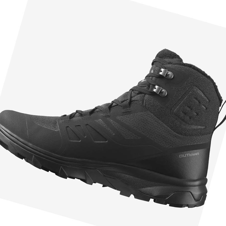 Botas de Invierno Salomon OUTBLAST THINSULATE™ CLIMASALOMON™ WATERPROOF Mujer Negros | MX 2613AHK